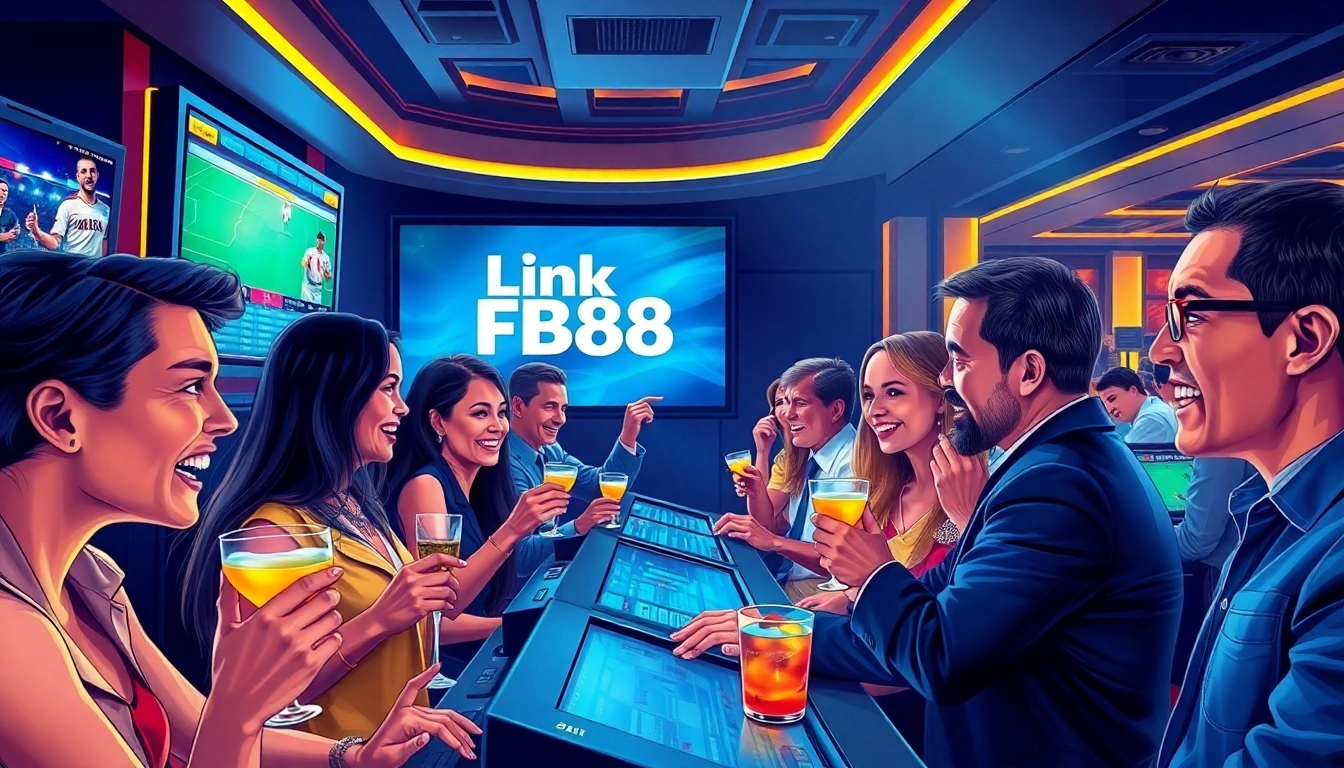 Discover the excitement of betting at Link FB88 in a luxurious casino setting.