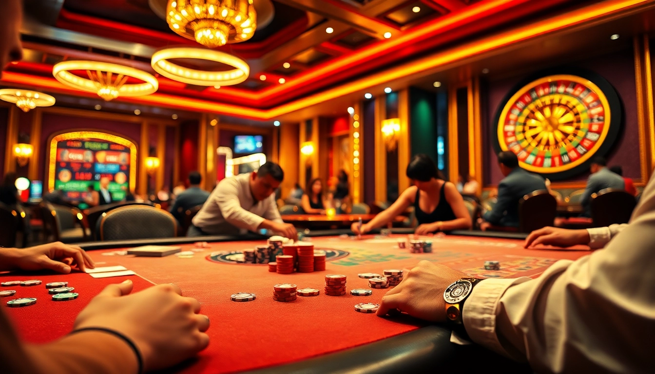 Explore trang chủ rr88 with exciting poker action and vibrant casino ambiance.