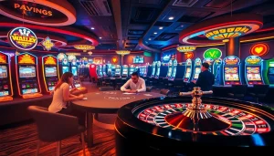 Experience the excitement of a Pay N Play casino utan svensk licens with vibrant slot machines and poker tables.