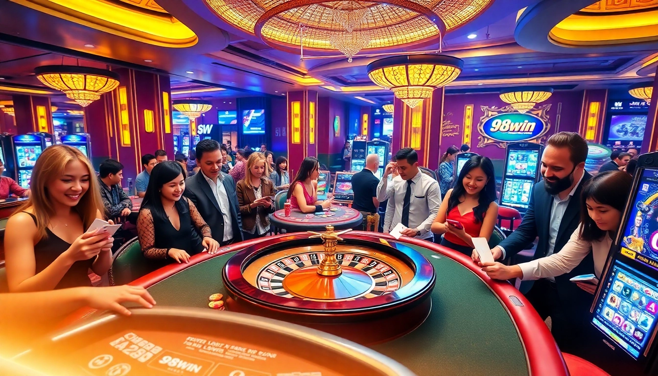 Experience the thrill of winning at 98win casino with exciting games and captivating atmosphere.