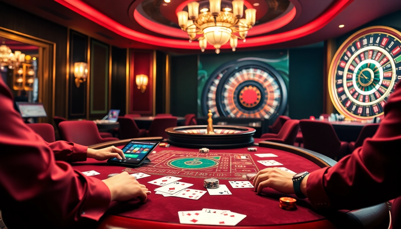 Experience thrilling baccarat action at https://f168.studio/ with colorful chips and vibrant casino ambiance.
