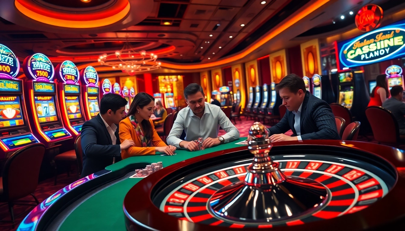 Engaging players in a vibrant casino atmosphere, showcasing Tác giả RIKVIP's innovative gaming strategies.