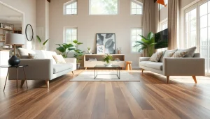 Transform your space with lvp flooring near me, featuring a stylish living room and natural light.
