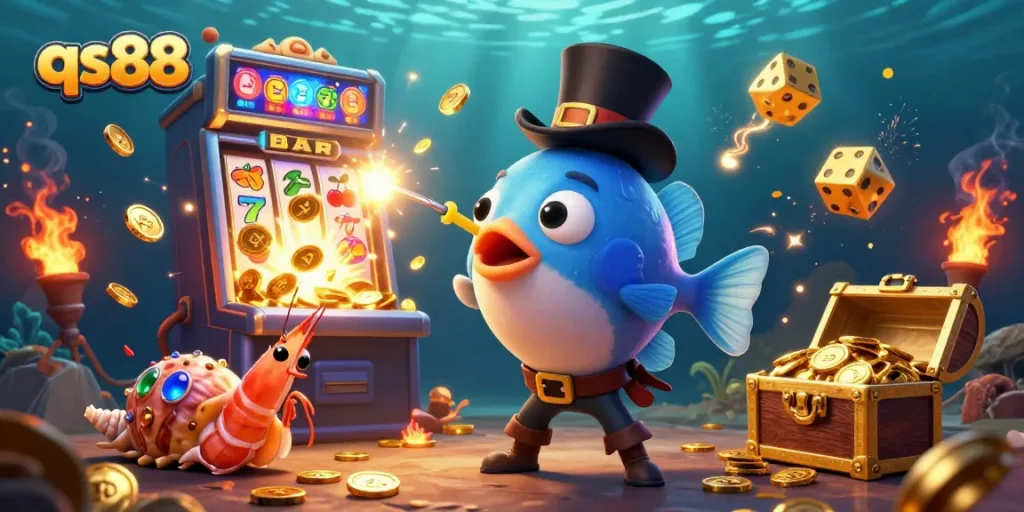 Join the excitement at qs88 with a jackpot explosion of coins and colorful casino action!