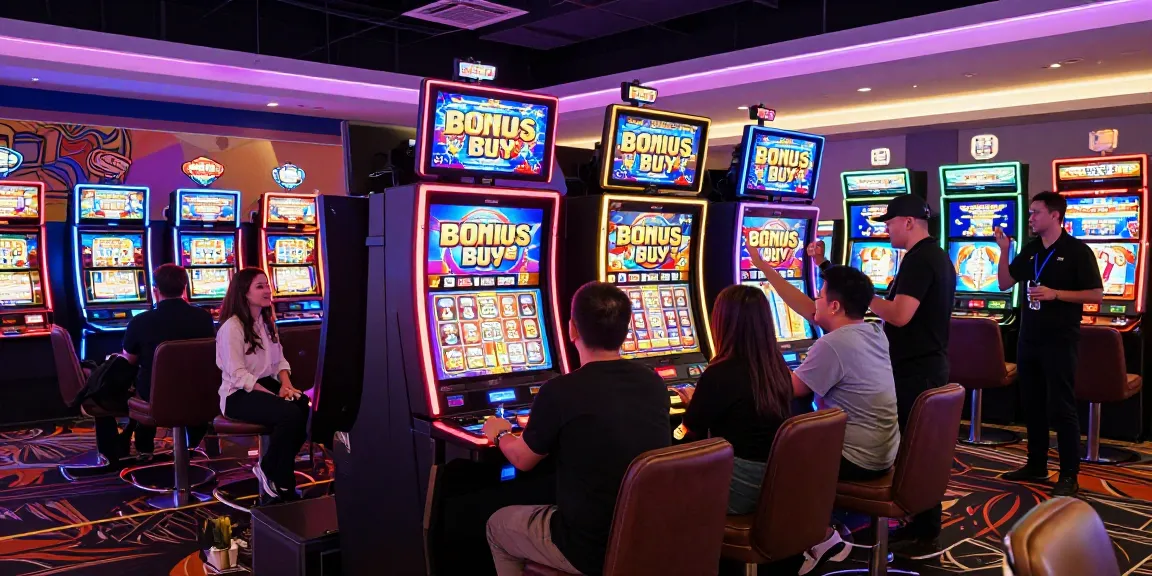 Experience the thrill at https://crownnorthill.co.uk with players enjoying Bonus Buy slots in a lively casino atmosphere.